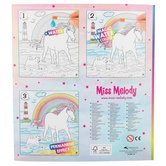 Miss Melody Water Colours boek Roze