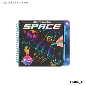 Mini Magic Scratch Book Space