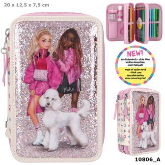 TOPModel 3-vaks etui BLING BLING