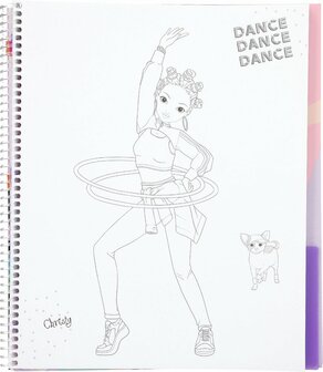 TOPModel DANCE Colouring Book