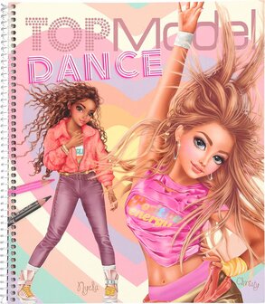 TOPModel DANCE Colouring Book