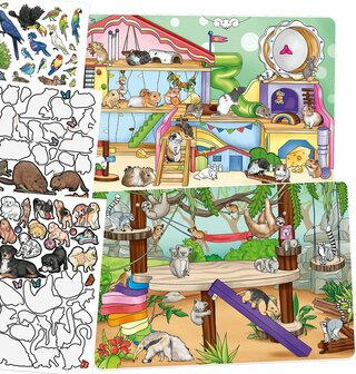 Create your Animal World stickerboek