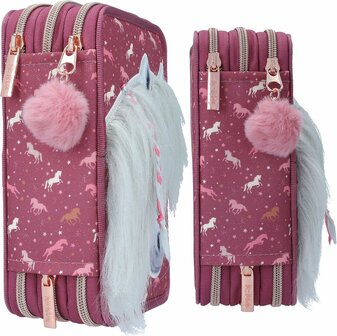 Miss Melody 3-vaks etui WILD HORSES