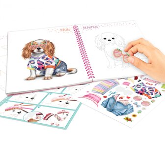 Create your TOPModel Doggy kleurboek