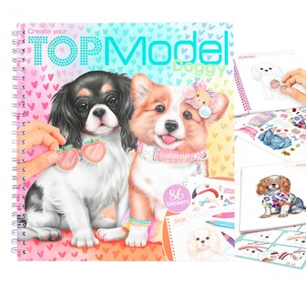 Create your TOPModel Doggy kleurboek