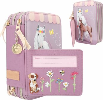 Miss Melody 3-vaks etui FARM HOUSE