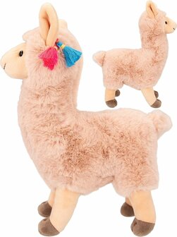 TOPModel knuffel alpaca 28 cm - COSY Roze