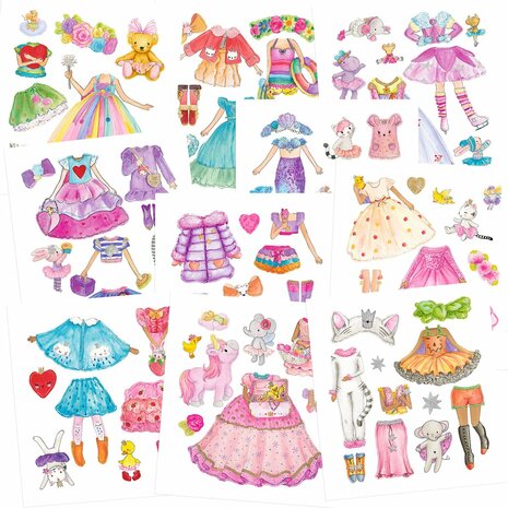 Princess Mimi Dress Me Up stickerboek