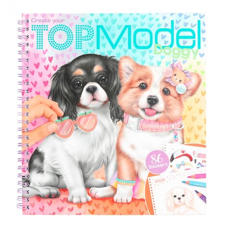 Create your TOPModel Doggy kleurboek