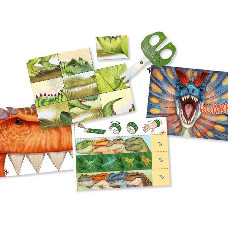 Dino World Snip Snap Book