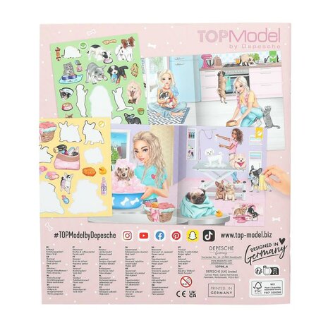 TOPModel Stickerworld KITTY and DOGGY