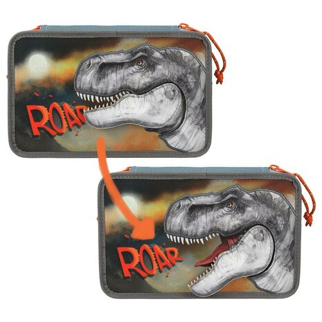 Dino World 3-vaks etui ROAR